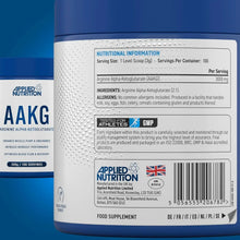 Load image into Gallery viewer, AAKG 300g - Premium Performance Amino Acid Combo Applied Nutrition