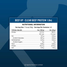 Load image into Gallery viewer, Applied Nutrition Clear Beef-XP Protein 1.8KG (60 Servings)