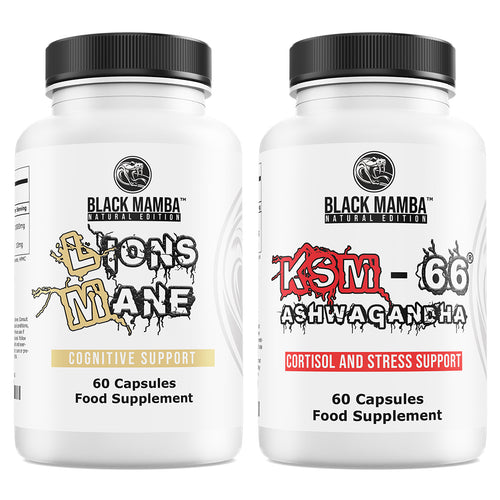 Brain and Body Stack - KSM-66 Ashwagandha and Lions Mane