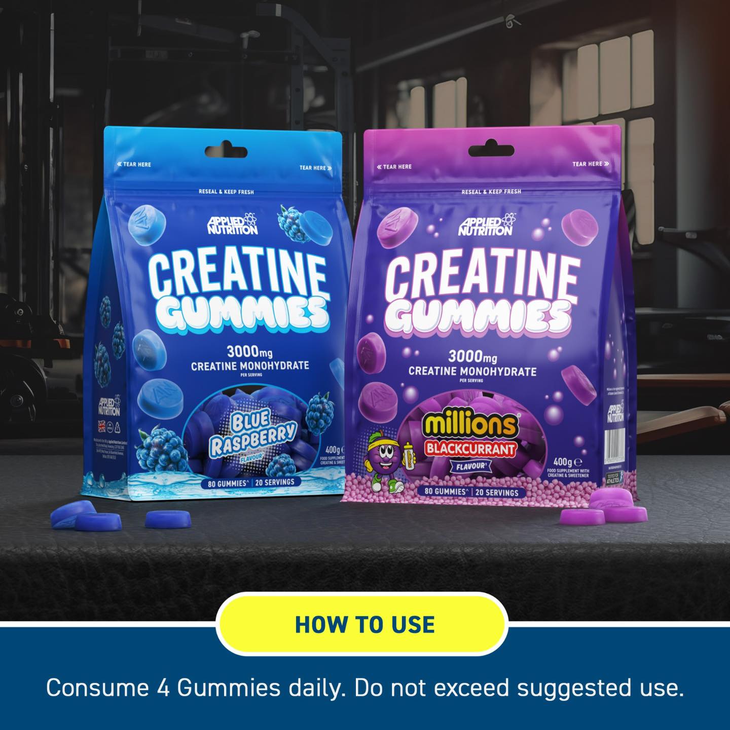 Applied Nutrition Creatine Gummies (80 Gummies)