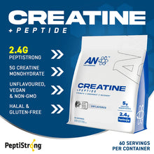 Load image into Gallery viewer, Creatine Monohydrate + Peptide (60 Servings)