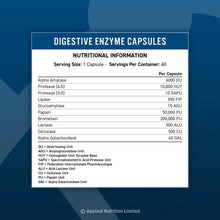 Load image into Gallery viewer, DIGESTIVE ENZYME CAPSULES - 60 SERVINGS