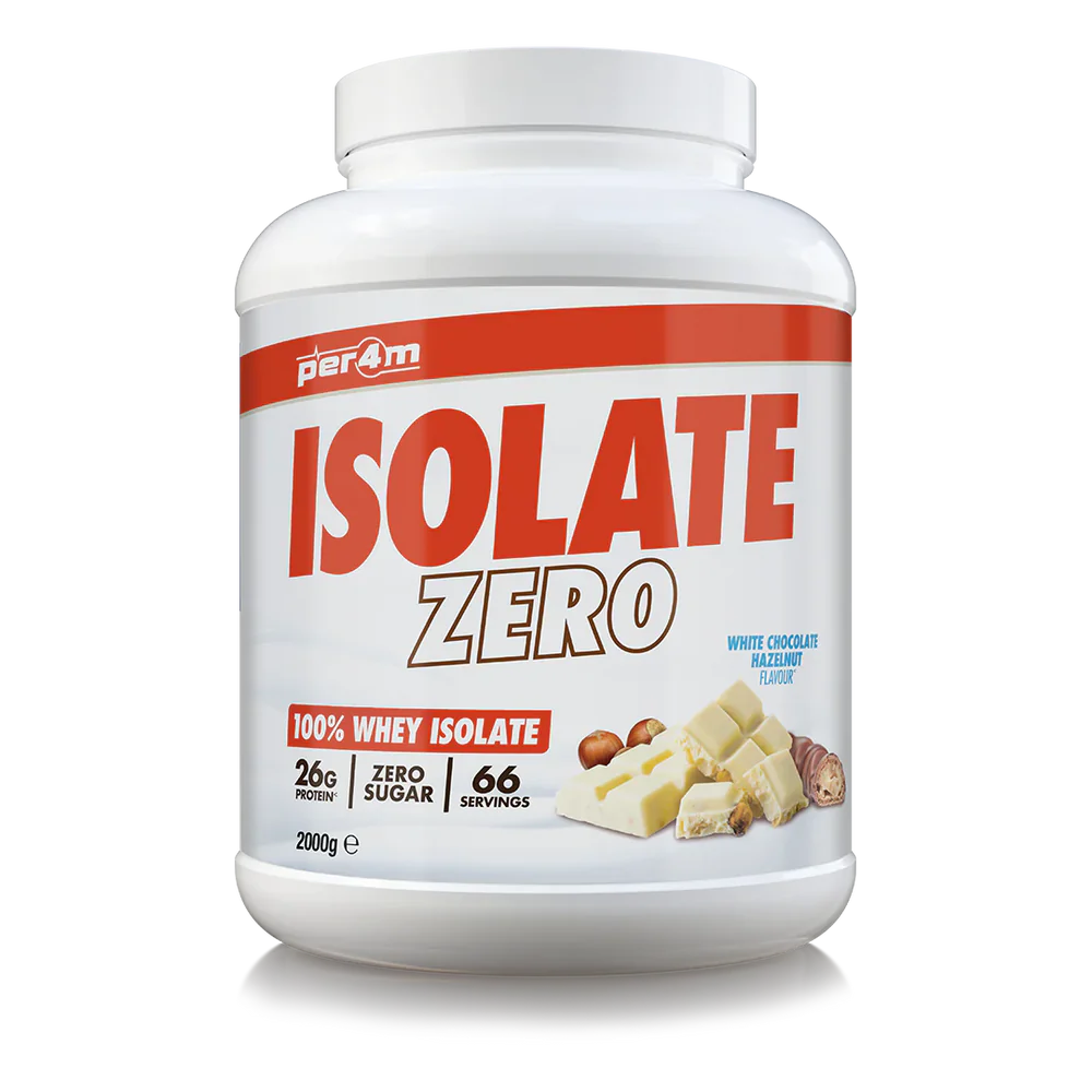 Per4m Isolate Zero 2kg - 66 servings + FREE 240g Amino Burn