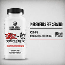 Load image into Gallery viewer, KSM-66 Ashwagandha Black Mamba