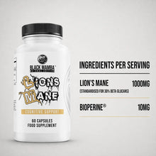 Load image into Gallery viewer, Lions Mane - Cognitive Support Black Mamba