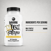 Load image into Gallery viewer, Milk Thistle 1000mg per serving Black Mamba