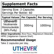 Load image into Gallery viewer, Black Mamba NMN – 60 Capsules (500mg Uthever® NMN Per Cap) Black Mamba