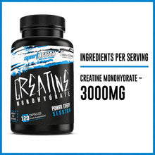 Load image into Gallery viewer, Creatine Monohydrate - 120 Capsules Sport Asylum Nutrition