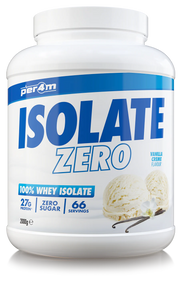 Per4m Isolate Zero 2kg - 66 servings + FREE 240g Amino Burn