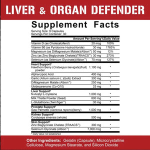 Rich Piana 5% Nutrition Liver &amp; Organ Defender